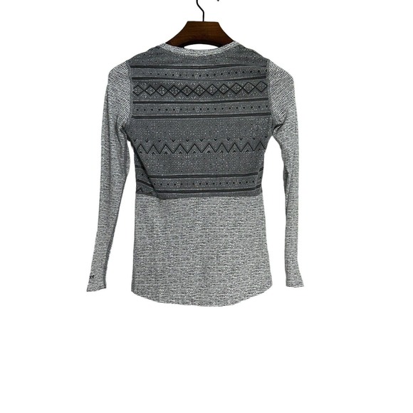 Marmot Women's Size Small Gray Pattern Long Sleeve‎ Casual Crew Neck Shirt - Picture 4 of 4